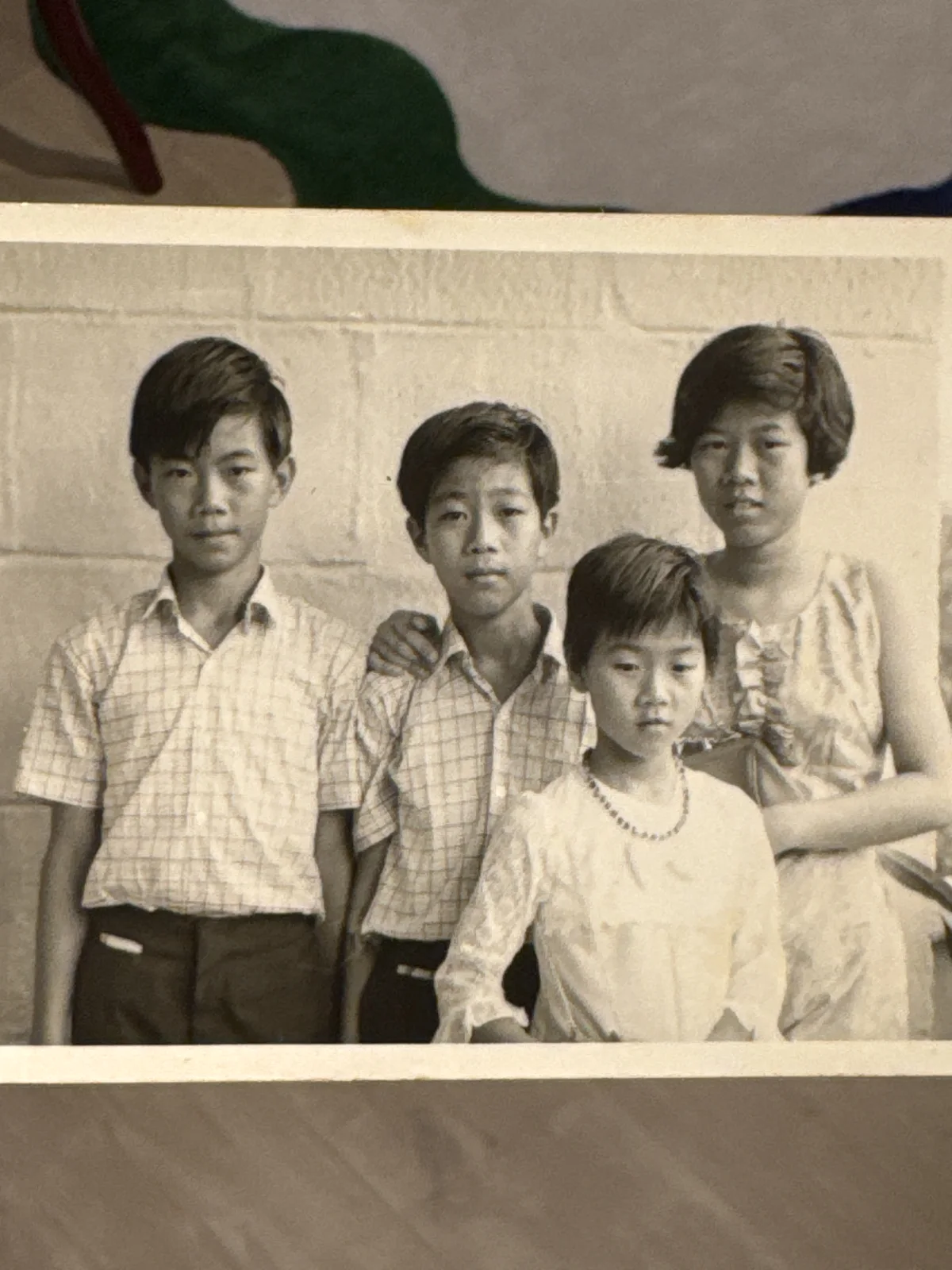 Avon and her siblings, from the family archive
